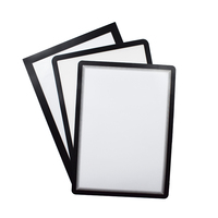 Popular de alta calidad elegante extraíble magnético de doble cara soporte para documentos carpeta de archivos de plástico transparente