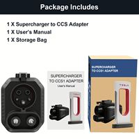 Superchargers 1000V 500A Nacs vers CCS1 Adaptateur Ev Chargeur Adaptateur de charge de véhicule électrique connecteur automobile
