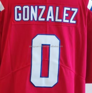 Christian Gonzalez Beyaz Özel Seri En Kaliteli Dikişli Amerikan Futbolu Forması Gönderime Hazır - Product Image 4