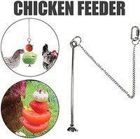 Hangend voerspeeltje voor kippen, grote vogels, hennen, groente- en fruitvoerspies van roestvrij staal