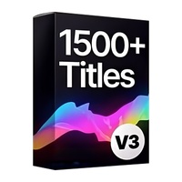 Titres Pro V3, barre de sous-titres, animation de fond élégante, 1500 modèles prédéfinis DaVinci
