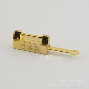 Cerradura para muebles Fengqingxuan Xilinmen, Mini cerradura de latón de 33mm para joyero, estilo chino, duradera - Product Image 4