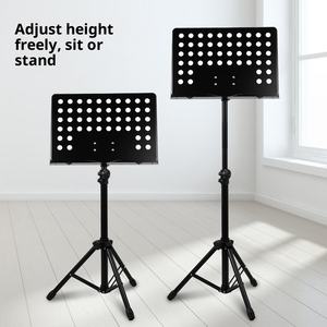 <span class=keywords><strong>Kuno</strong></span>/Jiuyue Iron Bassoon Music Stand-Soporte de libro de instrumentos portátil plegable grande - Product Image 2