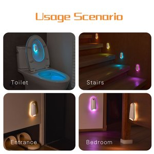 New Items 2026 Smart Rechargeable Toilet <b>Motion</b> <b>Sensor</b> Night <b>Lights</b> Led Seat Bowl Lamp for Home Bathroom - Product Image 2