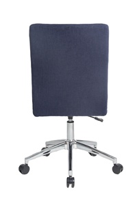 Silla de Oficina Moderna de Tela Azul, Giratoria, Ejecutiva, Sin Brazos, Opción de Venta al Por Mayor Disponible - Product Image 4