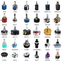 Potentiomètre de précision SMD haut de gamme ALPS RH2702-50KA 100K/250K, réostat rotatif à index double volume de type pas à pas