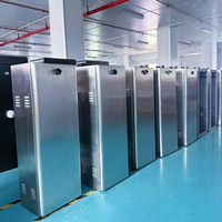 Barrière de circulation automatique en acier inoxydable SX avec lecteur RFID intégré