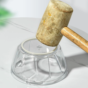 Picadora de Carne Manual de 900 ml, Procesador de Alimentos Manual, Picadora de Ajo Giratoria, Trituradora de Cebolla, Licuadora, Cortadora de Verduras, Mezcladora - Product Image 2