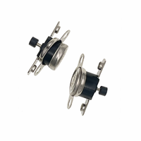 Termostato Bimetálico de Acero Inoxidable KSD301, Reinicio Manual/Automático, 26A, 55C, Interruptor de Control de Temperatura, 250VAC /TUV