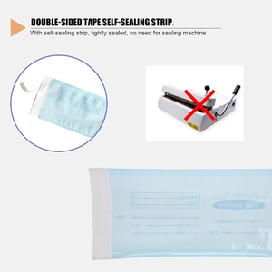 Commercio all'ingrosso autosigillante sacchetto di sterilizzazione <span class=keywords><strong>Autoclave</strong></span> ETO sacchetti sterilizzatore sacchetto per strumenti dentali - Product Image 4