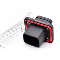 Connecteur automobile de communication de signal HV 32 broches étanche rectangulaire prise et prise joint de fil