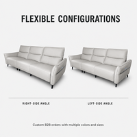 Canapé inclinable électrique intelligent à trois places, en cuir véritable, éco-responsable, avec structure en bois, minimaliste, multifonctionnel et réglable