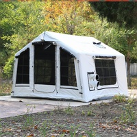 Tentes gonflables entièrement automatiques, imperméables, épaissies, anti-UV, à ouverture rapide, portables, quatre saisons, grand espace, familiales, doubles