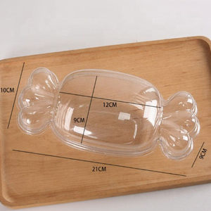 Caja de Regalo <span class=keywords><strong>para</strong></span> Dulces de Fiesta, Caja de Plástico Transparente con Forma de Pastel <span class=keywords><strong>para</strong></span> Frutas y Pasteles, <span class=keywords><strong>para</strong></span> Niños - Product Image 1