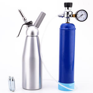 Galawhip Professional 0.95L Cilindro de postres de acero Grado alimenticio de alta calidad para uso de gas industrial - Product Image 1