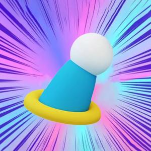 Lámpara de Noche Infantil, Lámpara de Mano Redonda Azul, Adorable Lámpara LED de Bajo Consumo, Regalo para Niños y Niñas, Lámpara de Noche Recargable - Product Image 1