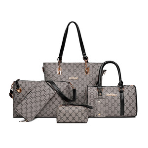 Nuevo Set de 6 Bolsos de PU Estampados para Madre e Hija, Modernos, con Correa de Cadena, para Llevar al Hombro o Cruzado, a la Moda - Product Image 2