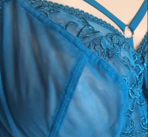 Reggiseno con Ferretto per <span class=keywords><strong>Donna</strong></span>, Nuovo Design Direttamente dalla Fabbrica, in Pizzo Non Imbottito, Taglie Forti, Copertura Totale, Modello Balconette - Product Image 5