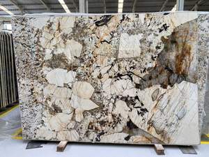 Dalles de marbre modernes grand format imperméables (calcite) - Design sans joint pour les halls d'hôtel et les zones de réception des bureaux, découpées sur mesure - Product Image 5