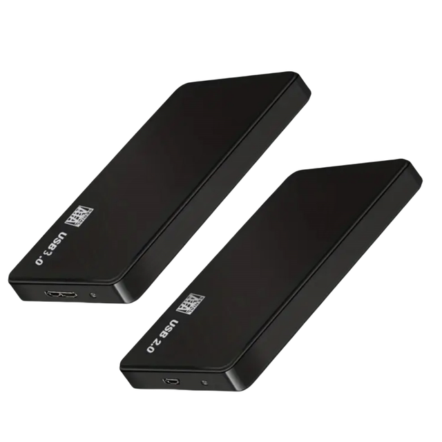 Wholesale New 2.5-Inch USB 2.0 SATA Serial Port Hard Drive Case Toolless SSD/HDD Enclosure Cable Material Box Included
