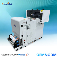 Printer DTF All in One Kecepatan Tinggi 30cm Dual Head XP600 TX800 Set Lengkap dengan Pengering Bubuk Otomatis