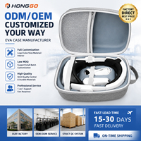 Boîte de rangement EVA pour lunettes VR Meta Quest 3 3S, avec poche interne en maille, sac de transport pour équipement de réalité virtuelle en EVA Oxford