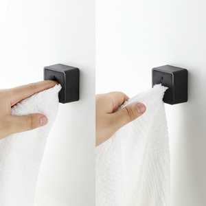 Porte-serviettes en silicone pour salle de bain, support de cuisine, crochets muraux pour torchons à main avec clips d'aspiration - Product Image 2