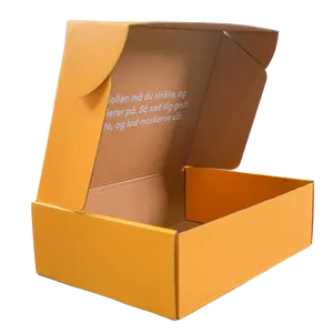 Custom Printing Wholesale Corrugated Packaging Square Plain White Box Cardboard Kraft Box