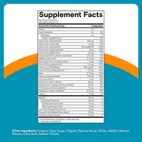Complément alimentaire multivitaminé végétalien en gommes, marque privée OEM, 19 vitamines et minéraux, avec huile d'algues, oméga 3 DHA et EPA pour les os et les dents