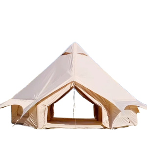 Tente de glamping ZHUNIU de luxe, grande taille 5M, type tipi/yurt, pour le camping familial en plein air, en toile. - Product Image 1
