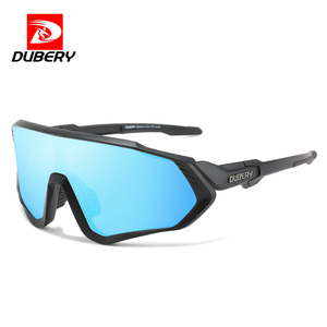 <span class=keywords><strong>Gafas</strong></span> de Sol DUBERY 2026 para <span class=keywords><strong>Hombre</strong></span>, Montura Grande Azul/Roja, Protección UV400, Deportivas y de Moda para Motociclistas - Product Image 3