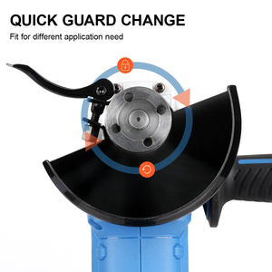 Outils électriques au lithium brossé <span class=keywords><strong>sans</strong></span> <span class=keywords><strong>fil</strong></span> 20V <span class=keywords><strong>meuleuse</strong></span> d'angle 115mm <span class=keywords><strong>batterie</strong></span> 4.0Ah <span class=keywords><strong>et</strong></span> <span class=keywords><strong>chargeur</strong></span> 4A inclus - Product Image 2