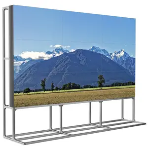 55 인치 3.5 디지털 멀티 lcd 디스플레이 4k 비디오 벽 컨트롤러 1x2 광고 스크린 패널