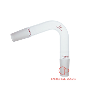 Laboratoire verre Adaptateurs Distillation,75 Angle distillation adaptateur deux mâles joints - Product Image 1