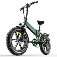 Vélo électrique pliable 250W, 48V 13Ah, autonomie 100KM, pneus larges 20x4.0, 7 vitesses, pour adulte, usage urbain, entrepôt UE