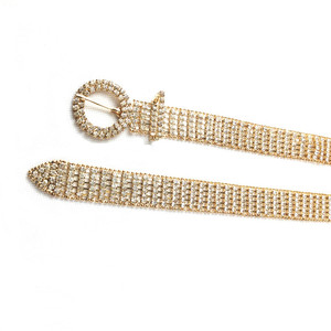 Delle donne di Paillettes Luccicanti Glitter Grande Accessorio per la Moda Casual e Formale di Usura Delle Signore Cintura Pin - Product Image 4