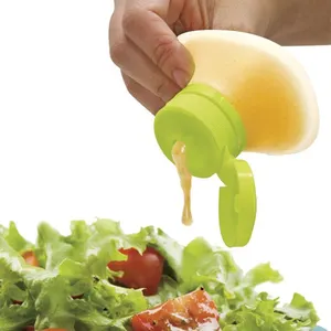 Squeeze Typ Sauce Flasche Silikon Salat Dressing Sauce Gläser Für Ketchup Mayonnaise Mittagessen Box Zubehör