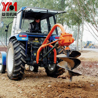 YCM 25-50HP Tarière de sol montée sur tracteur avec prise de force pour la plantation d'arbres et le creusement de poteaux de clôture