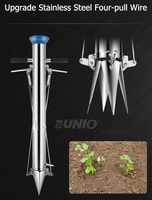 Machine transplanteuse manuelle à main en acier inoxydable pour semis de légumes, poivrons, tomates, choux, riz, semoirs