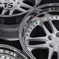 Velg Mobil Chrome Tempa 17-26 Inci, Dijual, 5x114.3 120 127 Cekung untuk Nissan Mercedes-Benz Audi C8 Urus BMW E30 E36 E46 E90 M3 M4