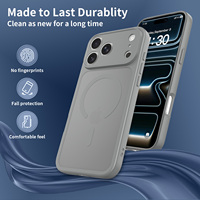 Coque de protection antichoc de haute qualité pour objectif d'appareil photo iPhone 18 17 16 Pro Max, étui magnétique effet seconde peau pour téléphone portable, emballage personnalisé