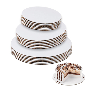 Customized 6/8/10/12 Inch Cardboard <strong>Circles</strong> Round Mdf White Cake Base Board <strong>Tray</strong> - Product Image 1
