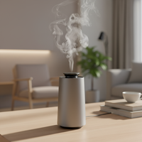 Diffuseur d'huiles essentielles sans fil haut de gamme, rechargeable, mini, pour voiture, avec gravure de logo, diffuseur d'arômes, machine à parfum d'ambiance