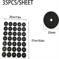 Marqueurs autocollants pour table de billard de 35 mm, autocollants de marquage pour billard, points de positionnement pour boules de billard, 35 pièces/feuille