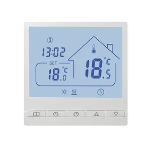 Msthermic phòng Nhiệt cho sàn ấm điện hệ thống sưởi ấm nhiệt màn hình kỹ thuật số điều chỉnh nhiệt độ