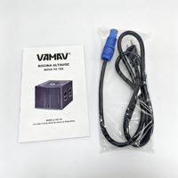 [VAMAV TX 15S] Subwoofer haut-parleur actif professionnel pour scène, 15 pouces, puissance RMS de 800 W, système d’équipement pour concerts, églises, bars et DJ