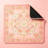 Tapis de mahjong drapeau américain rouge, blanc et bleu, antidérapant en microfibre, pour 4 joueurs, idéal pour les fêtes à domicile