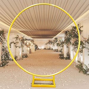 HOT Detachable Metal Arch Wedding <strong>Background</strong> Decor Garden Arch Balloon Arch Stand Circle for Photo Backdrop Decoration - Product Image 5