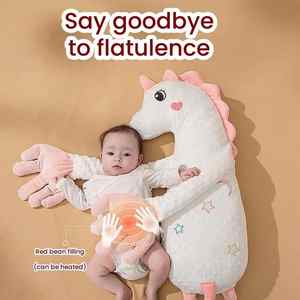 전동 토닥임 기능과 음악이 내장된 아기 수면 애착 인형, 북극곰 플러시 수면 베개 - Product Image 5