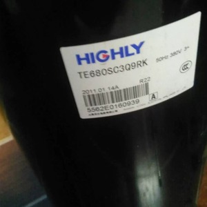 Compresseur de réfrigération HYZL TE680SC3Q9RK 5HP, pièce de climatisation pour équipement de refroidissement et de chauffage - Product Image 2